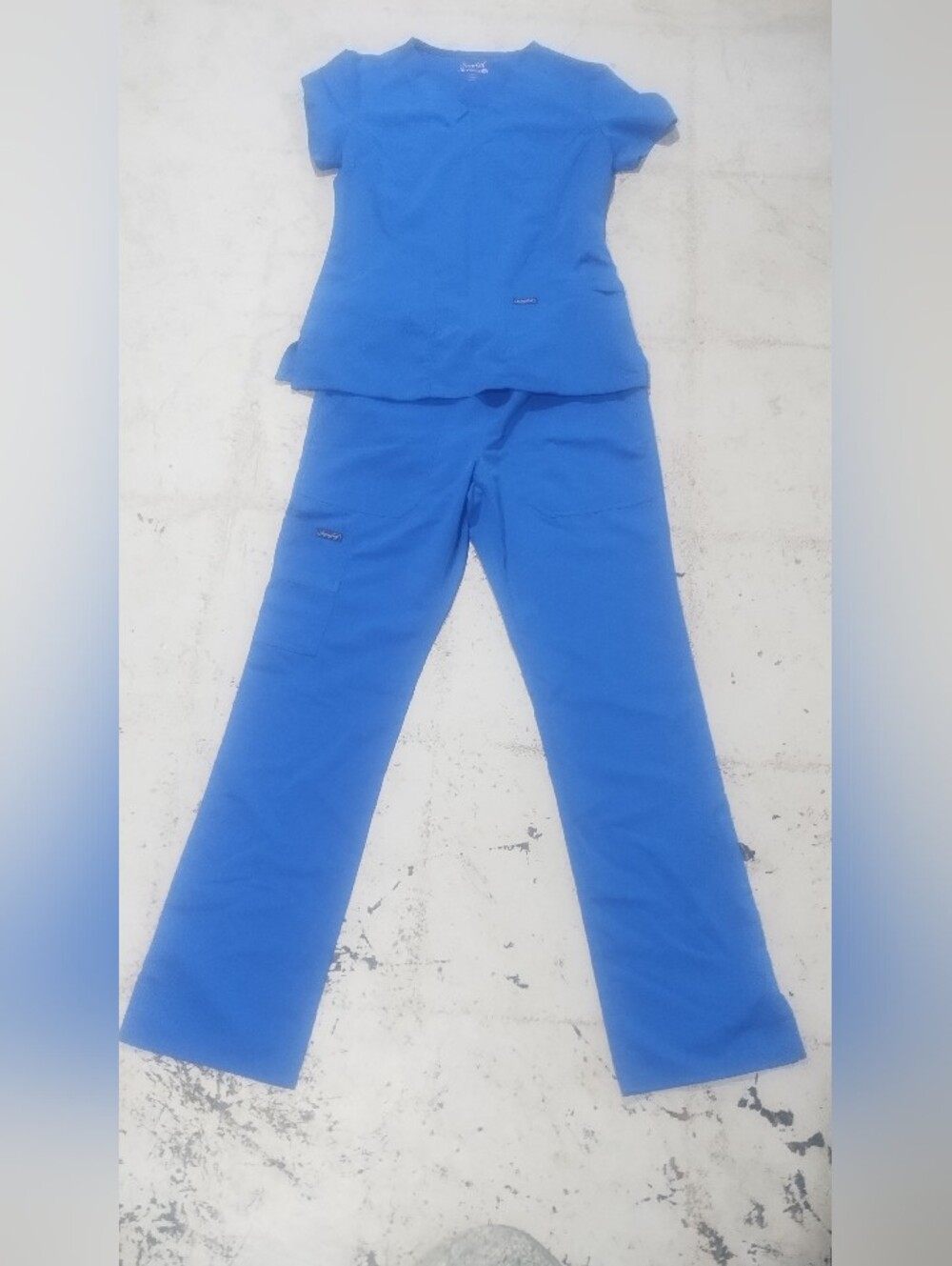 Sanibel Scrubs Royal Blue Medical Scrub Set - Top & Pants